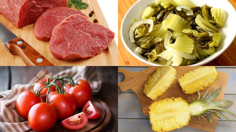 Cách chế biến Thịt bò xào dưa chua (dưa cải chua)