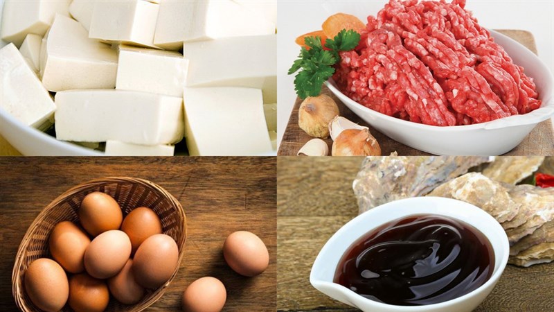 Thịt Bằm Sốt Đậu Hủ